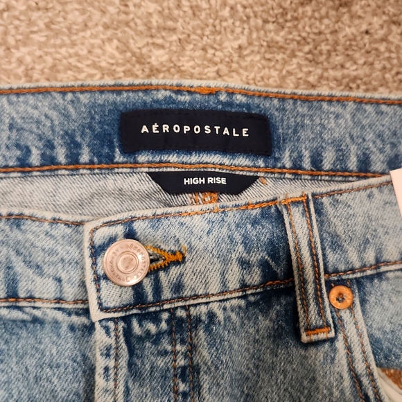 High Rise Aeropostal Denim Mini Skirt - Picture 4 of 8